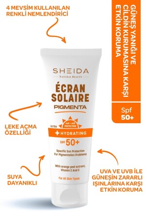 Pigmenta Koyu Leke Karşıtı Ton Eşitleyici Spf 50 Renkli Güneş Kremi 75 ml SHDECRN50PIG - 1