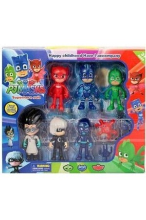 Pijamaskeliler Pjmasks Figür Oyuncakları 6lı Set Pijamasks Figur 141414 - 6