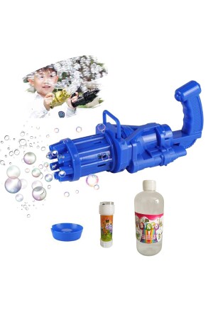 Pilli Baloncuk Oyuncak Köpük Makinesi Tabancası Bubble Machine - 50 ml 500 ml Baloncuk Likiti bambapawkopukpembe - 2