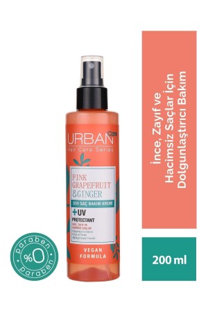 Pink Grapefruit&ginger Ince Telli Saçlar Dolgunlaştırıcı Sıvı Saç Bakım Kremi-vegan-200ml - 2