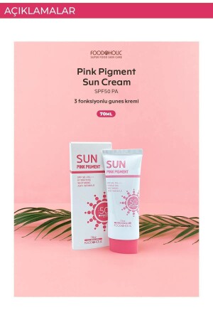 Pink Power Non-Sticky Spf50 Pa Uva/uvb Sonnencreme mit Adenosin 70 ml - 4