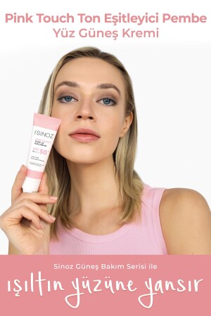 Pink Touch Spf 50 Cilt Aydınlatıcı Ton Eşitleyici Pembe Yüz Güneş Kremi 50 ml Tüm Ciltler Için - 5