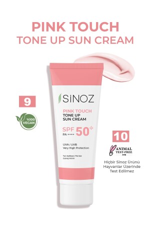 Pink Touch Spf 50 Cilt Aydınlatıcı Ton Eşitleyici Pembe Yüz Güneş Kremi 50 ml Tüm Ciltler Için - 8