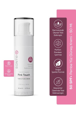 Pink Touch Tone Equalizer SPF 50+ Rosa Gesichts-Sonnencreme 50 ml SP32 - 3