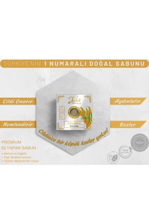 Pirinç Sabunu Doğal Cilt Beyazlatıcı Aydınlatıcı 150 Gr - 8