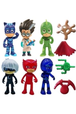 Pj Masks 10-teiliges Pijamaskeliler-Figuren-Spielzeugset - 4