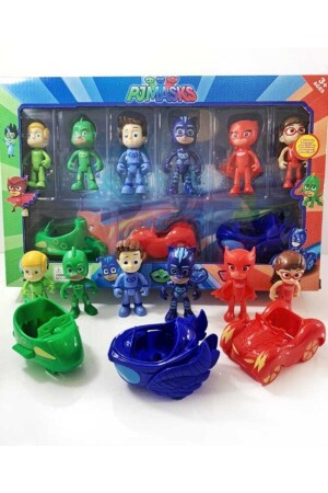 PJ Masks Spielzeugauto 9-teiliges Set 1135/CAMP - 2