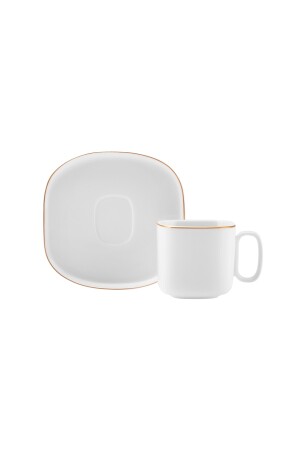 Plato Set mit 6 Kaffeetassen aus Porzellan, 90 ml, 153. 03. 06. 8327 - 8