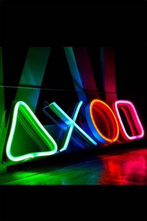 Playstation Tuş Takımı Neon Led - 3