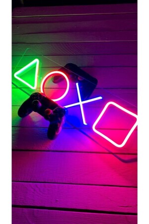 Playstation Tuş Takımı Neon Led - 4