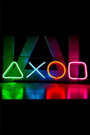 Playstation Tuş Takımı Neon Led - 7