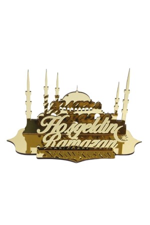 Pleksi Hoşgeldin Ramazan Peçetelik 20*15 Cm - 3