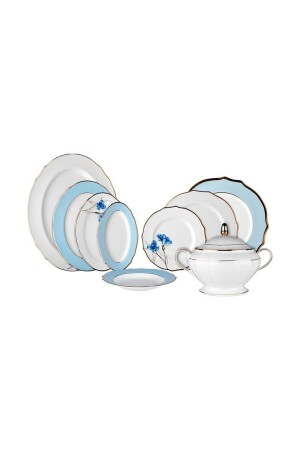 Poetica Tafelservice 61-teilig Bouquet Blue 41840 - 3