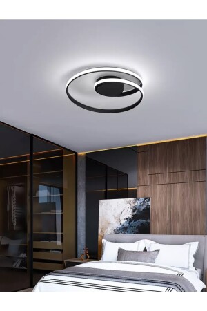 Polo Modern Plafonier LED-Kronleuchter Schwarz burenze1252 - 6