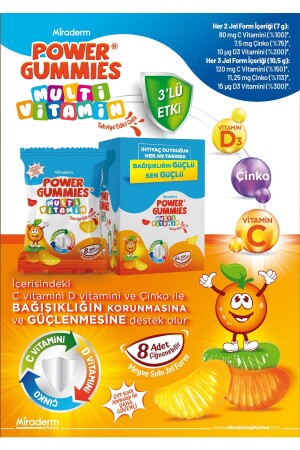 Power Gummıes Multi Vitamin Jel - 1