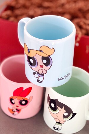 Powerpuff Girls Bubbles Mavi Hediye Kupa Bardak BKM29791896 - 4