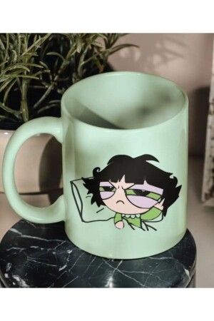 Powerpuff Girls Sleepless Buttercup Mintgrüne Geschenktasse TYC00825678274 - 2