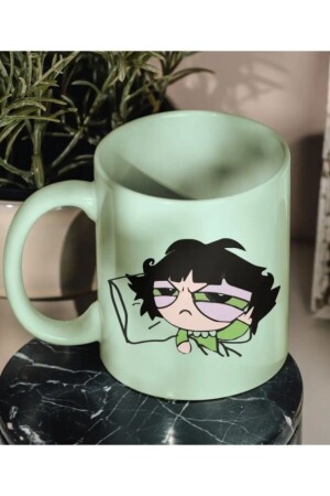 Powerpuff Girls Sleepless Buttercup Mintgrüne Geschenktasse TYC00825678274 - 3