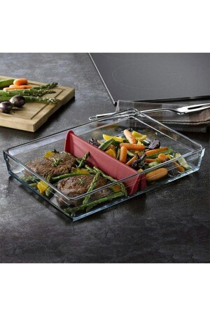 Premium Doppeltes rechteckiges Pyrex-Backblech Fma05050 Fma05209 185 - 8