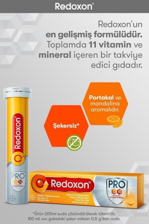 Pro 15 Efervesan Tablet I 1000 C Vitamini- D Vitamini- Selenyum Ve Çinkoya Ek 7 Vitamin - 4