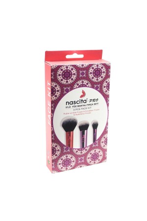 Pro-Mehrzweckpinsel-Set, 3-teilig – 67 + Pro-Gesichts-Make-up-Pinsel-Set, 3-teilig – 68 - 7