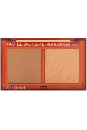 Profashion Bronzer & Highlighter Set Sun Kıssed Bronze & Heat Glow 02 Tan - 2