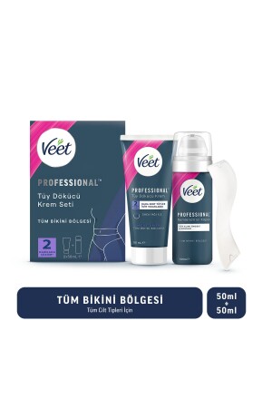 Professional Bikini Bölgesi Tüy Dökücü Krem Seti 50Ml-50ml - 2