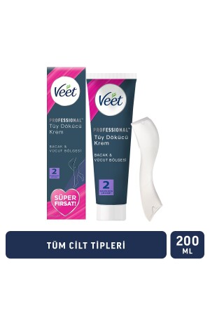 Professional Tüy Dökücü Krem Hassas Ciltler 200 ml Süper Fırsat Paketi - 3