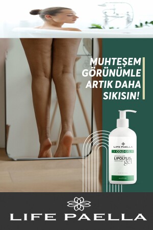 Professionelles Anti-Cellulite- und Dehnungsstreifen-Gel mit kalter Lipolyse zur regionalen Gewichtsabnahme, 250 ml - 10