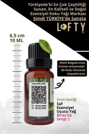 Pudra- Lavanta- Amber Romantik Uçucu Buhur Yağı Buhurdanlık Esansı Oda Kokusu Esansiyel 10 ml - 5