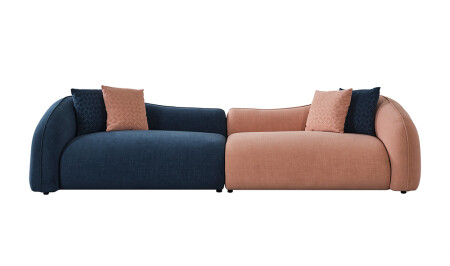 Puffiges Viersitzer-Sofa - 3