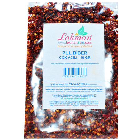 Pul Biber Çok Acılı 40 Gr Paket - 7