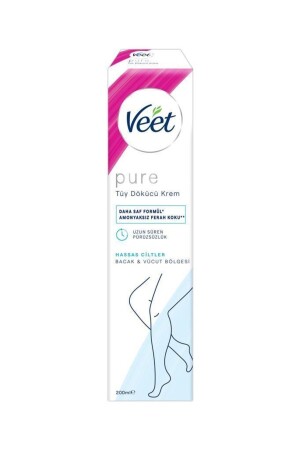 Pure 200ml Tüy Dökücü Krem Hassas Ciltler - 3