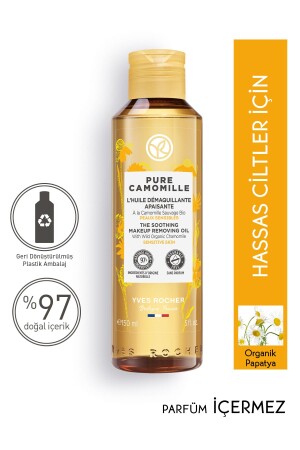 Pure Camomille beruhigendes Gesichtswasch-/Make-up-Entferneröl für empfindliche Haut – 150 ml 65801 - 3