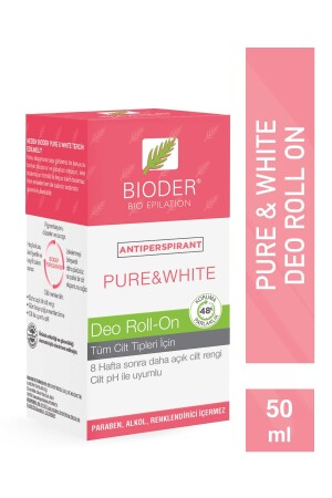 Pure & White Roll - On 50 ml Antiperspirant Terleme Önleyici - Kol Altı Beyazlatıcı Mucizevi Etki - 2