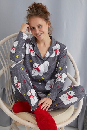 Pyjama-Set mit Knöpfen - 1