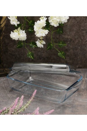 Pyrex-Ofenform mit rechteckigem Glasdeckel Fma06255 2019ST000049 - 3