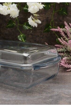 Pyrex-Ofenform mit rechteckigem Glasdeckel Fma06255 2019ST000049 - 6