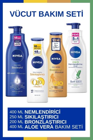 Q10 Sıkılaştırıcı & Sıkılaştırıcı Bronzlaştırıcı Q10 & Vücut Sütü & Aloe Vera Vücut Losyonu - 2