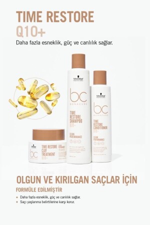 Q10- Time Restore Kil Bakım Kürü 200ml Olgun ve Kırılgan Saçlar İçin - 4