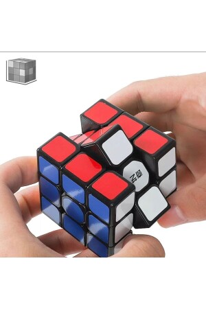 Qiyi 3x3 Speed Cupe Hızlı Profesyonel Dekompresyon Rubik Küp Zeka Küpü Akıl Küpü Sabır Küpü - 5