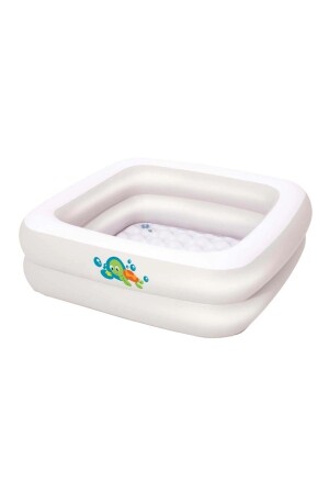 Quadratisches Babybecken: Ob Spielbecken, Badewanne oder normales Becken, 86x86x25 cm - 5