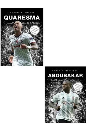 QUARESMA - ABOUBAKAR Sahanın Yıldızları ( Büyük Poster Sticker Futbolcu Kartı HEDİYELİ ) 2 KİTAP - 2