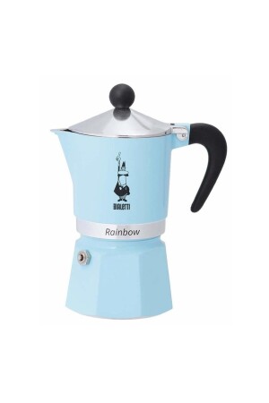 Raınbow 1 Fincan Açık Mavi Moka Pot 190.0005041 - 1