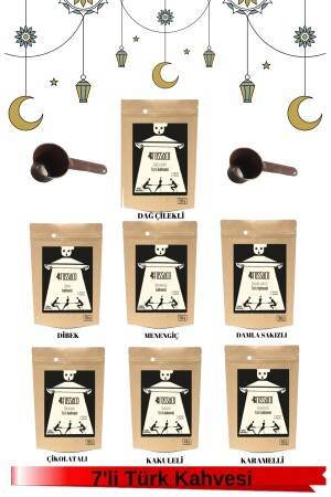 Ramadan-Spezial-Türkischer-Kaffee-Set, 7 Stück - 2