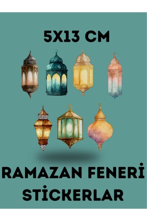 Ramazan Ayı Temalı Cam ve Duvar Süsleri Hoşgeldin Ramazan Sticker Seti papirus craft - 4