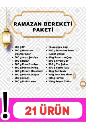 Ramazan Bereketi Kolisi Paketi (yardım- Hediye- Erzak Kolisi) - 6