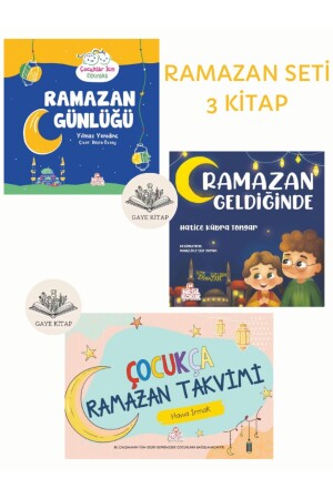 Ramazan Günlüğü - Ramazan Geldiğinde - Çocukça Ramazan Takvimi (3 Kitap Set) - 1