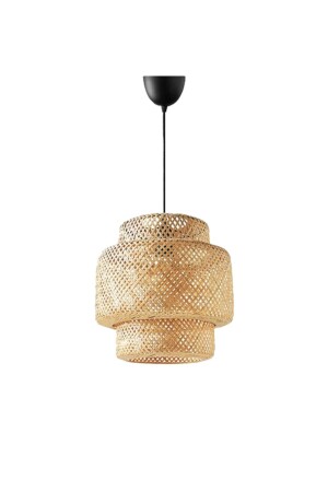 Rattan 30 cm Avize Bambu-İskandinav-Bohem-Modern Aydınlatma - 4