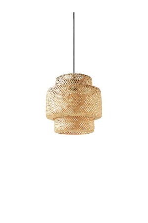 Rattan 30 cm Avize Bambu-İskandinav-Bohem-Modern Aydınlatma - 6